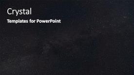  Presentation with black stars - Slide deck with black-night-sky-and-stars background and a black colored foreground