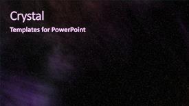  Presentation with purple stars - Cool new slides with black night sky with purple backdrop and a wine colored foreground