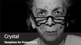  Presentation with older woman - Beautiful PPT layouts featuring black of a very wise backdrop and a dark gray colored foreground