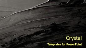  Presentation with black abstract - Slides enhanced with black-oil-and-acrylic-smear background and a wine colored foreground