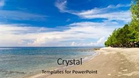  Presentation with thailand - Amazing slide deck having black orange abstract - beautiful tropical beach thailand backdrop and a  colored foreground