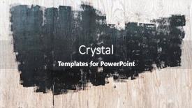  Presentation with wall paint - Audience pleasing slides consisting of black-paint-strokes-on-pieces backdrop and a dark gray colored foreground