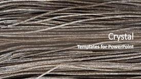  Presentation with black ink - Amazing PPT theme having black pasta dyed with squid backdrop and a gray colored foreground