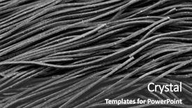  Presentation with black ink - Audience pleasing PPT theme consisting of pasta is dyed with squid backdrop and a dark gray colored foreground