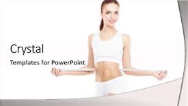  Presentation with of fireball isolated - Presentation theme consisting of black people food exercise - young and sporty woman isolated background and a sky blue colored foreground