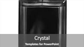 Presentation with perfume - Cool new presentation design with black perfume bottle isolated backdrop and a dark gray colored foreground