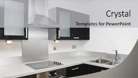  Presentation with piano - Presentation theme having black piano finish and granite background and a light gray colored foreground