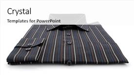  Presentation with black chalkboard vintage blackboard isolated - Colorful PPT theme enhanced with black pinstriped dress shirt isolated backdrop and a white colored foreground