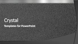  Presentation with plastic - Audience pleasing theme consisting of black plastic plate over metal backdrop and a dark gray colored foreground