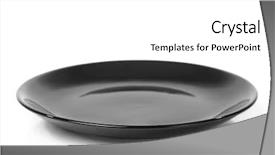  Presentation with black and white religious - Beautiful presentation featuring black plate isolated on white backdrop and a white colored foreground