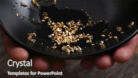  Presentation with gold black - Presentation theme with black plate with gold background and a wine colored foreground