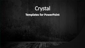  Presentation with a dark stone - Colorful presentation theme enhanced with black platform - dark wall and floor stage backdrop and a dark gray colored foreground