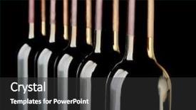  Presentation with bottles - Amazing presentation having black red - wine bottles in a row backdrop and a dark gray colored foreground