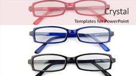  Presentation with currant black white and red - PPT theme consisting of black red and blue glasses background and a coral colored foreground