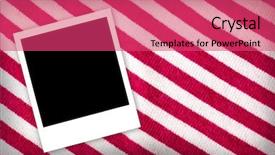  Presentation with dark blue fabric texture dark - Amazing presentation theme having black red stripe - vintage photo on fabric texture backdrop and a red colored foreground