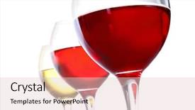  Presentation with unleavened bread wine - Presentation enhanced with black red white - wine glasses background and a  colored foreground