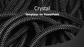  Presentation with rope - Amazing presentation theme having black-rope-texture-background-close backdrop and a black colored foreground
