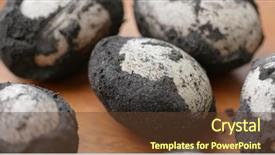  Presentation with packaging - Presentation design featuring black salted duck egg background and a tawny brown colored foreground