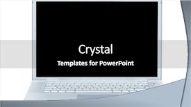  Presentation with laptop computers around the world backgroun - PPT layouts consisting of black screen - new laptop computer on white background and a black colored foreground