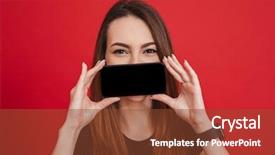  Presentation with jasmine rice brown rice black - Amazing slide set having black screen of mobile phone backdrop and a tawny brown colored foreground