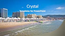  Presentation with black sea - Amazing PPT layouts having sandbar shark carcharhinus plumbeus wild life animal backdrop and a dark gray colored foreground.