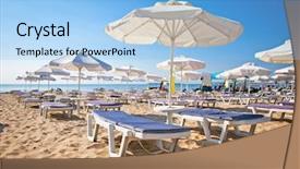  Presentation with black sea - Slide deck consisting of marbled duck marmaronetta angustirostris also known as the marbled teal wild life animal background and a gray colored foreground