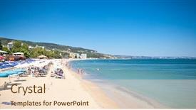  Presentation with black sea - Cool new PPT theme with black sea in bulgaria backdrop and a lemonade colored foreground