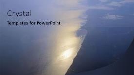  Presentation with black sea - PPT layouts consisting of black-sea-turkish-coast-view background and a light blue colored foreground