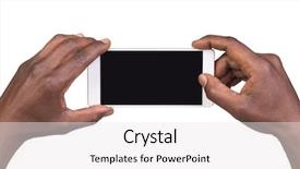  Presentation with smart - PPT layouts featuring black skin - man taking a picture using background and a white colored foreground