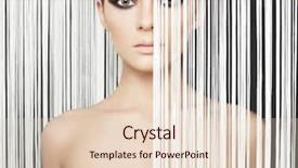  Presentation with art - Beautiful slide deck featuring black skincare - fashion art studio photo backdrop and a lemonade colored foreground