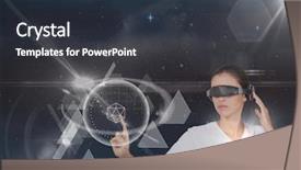  Presentation with twinkling stars - Beautiful slide set featuring black sky with stars backdrop and a tawny brown colored foreground