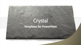 Presentation with signboard - PPT theme consisting of black slate signboard isolated background and a gray colored foreground