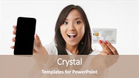  Presentation with asian carp - Amazing slides having black smartphone isolated over white backdrop and a coral colored foreground