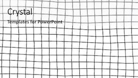  Presentation with soccer net - Amazing presentation theme having net texture isolated on white backdrop and a light gray colored foreground