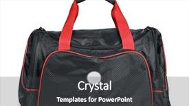  Presentation with black chalkboard vintage blackboard isolated - Slides featuring black sports bag isolated background and a dark gray colored foreground