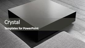  Presentation with square - Slides with black square coffee-table modern background and a gray colored foreground