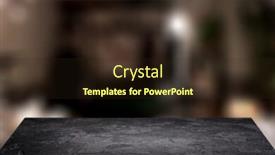  Presentation with stone - Beautiful slide set featuring black-stone-surface-on-blurry backdrop and a wine colored foreground