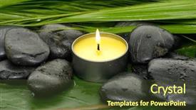 Presentation with stop violence against black women - Cool new presentation design with black stones on wet banana backdrop and a  colored foreground