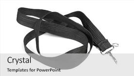  Presentation with automotive black and white - Presentation design enhanced with black strap isolated on white background and a light gray colored foreground