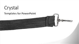  Presentation with black - Beautiful slide deck featuring black strap isolated on white backdrop and a white colored foreground