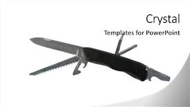  Presentation with black - Beautiful presentation featuring army first aid - black swiss knife backdrop and a  colored foreground