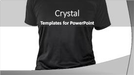 Presentation with mannequin - Cool new theme with black-t-shirt-template backdrop and a dark gray colored foreground