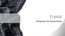  Presentation with tablecloth - Slide set consisting of black-tablecloth-over-white-background background and a white colored foreground