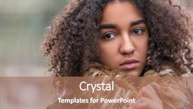  Presentation with girl teens - Theme enhanced with black teens - beautiful mixed race african american background and a coral colored foreground