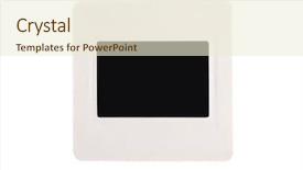  Presentation with black - Beautiful PPT theme featuring black transparency with white border backdrop and a cream colored foreground