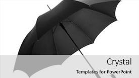  Presentation with black couples and children - PPT layouts consisting of black umbrella with clipping path background and a light gray colored foreground