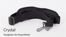  Presentation with shoulder - Slide deck enhanced with black universal shoulder belt background and a white colored foreground