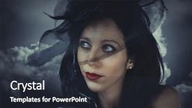  Presentation with storm - Amazing presentation design having black veil on storm backdrop and a wine colored foreground