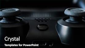  Presentation with video gaming - Audience pleasing slide deck consisting of black video games gaming backdrop and a black colored foreground