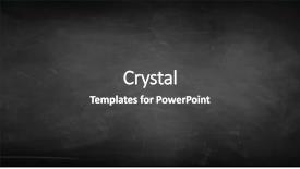  Presentation with chalk - Amazing presentation theme having black wall - chalk rubbed out on blackboard backdrop and a dark gray colored foreground